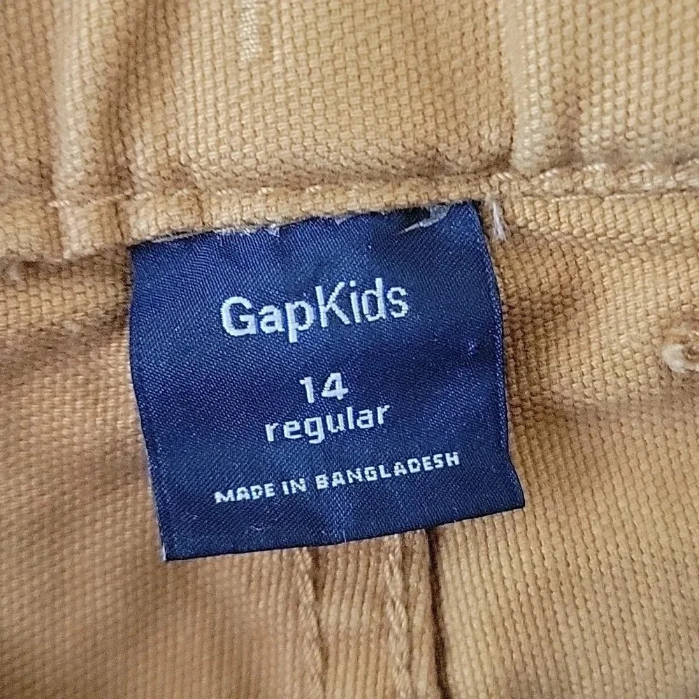 GAP Boys Brown Frayed Hem Shorts Casual Summer Vacation - Size 14